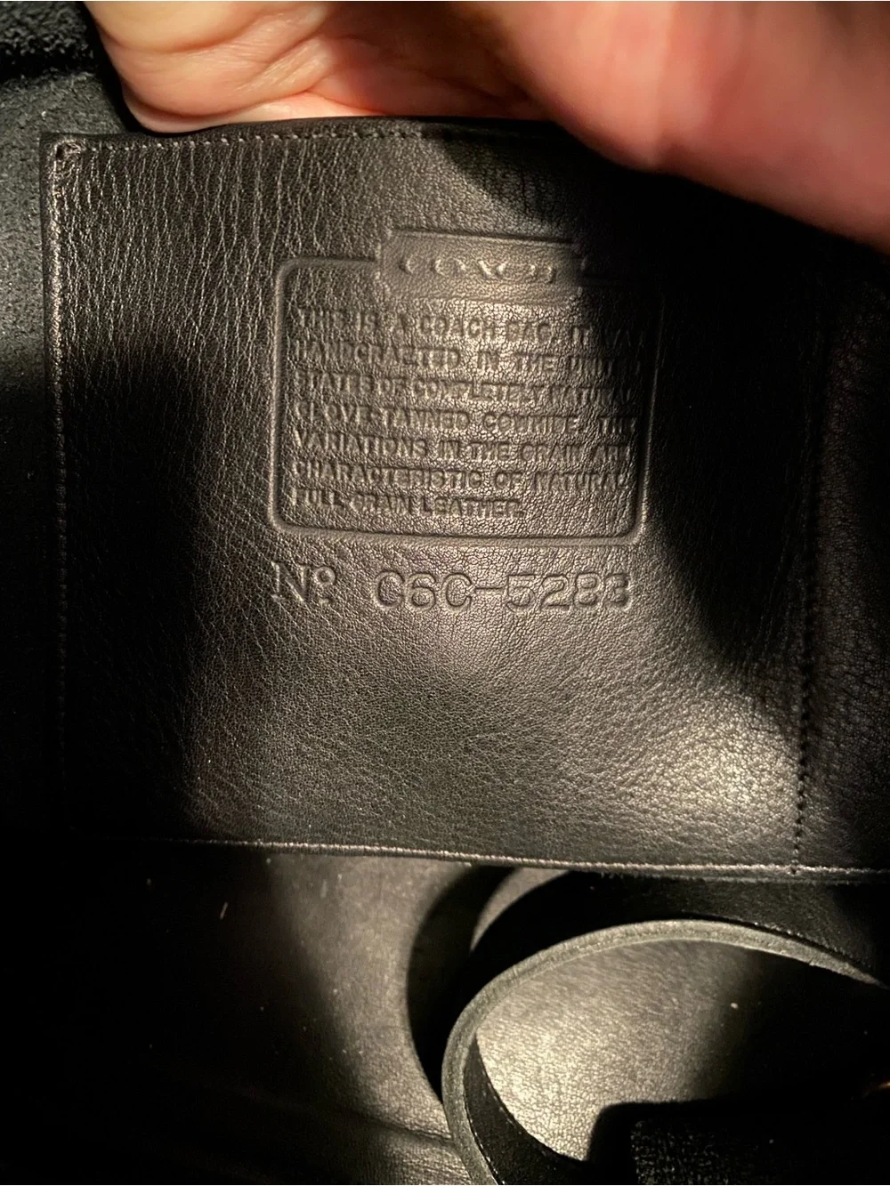 Coach Black Leather Briefcase with Gold Buckle Harrison style 5283